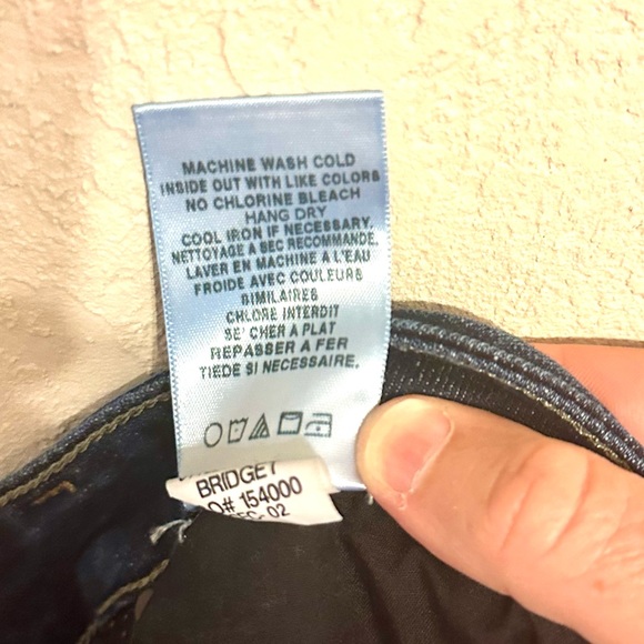 Joe's Jeans Bridget Dark Blue Straight Leg Women's Jeans w 27 EUC - Picture 7 of 8